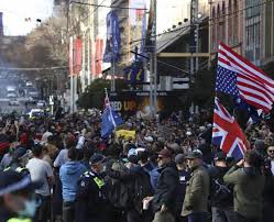 They've now regrouped at victoria. Anti Lockdown Protesters Clash With Police In Sydney Otago Daily Times Online News