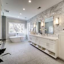 To achieve an urban, minimalist mood, try accessorizing with gray bathroom decor. 75 Beautiful Bathroom With White Cabinets Pictures Ideas March 2021 Houzz