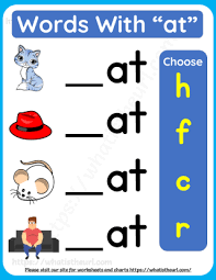 word family at practice worksheets and printables for grade k your home teacher