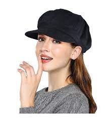 Womens Visor Beret Newsboy Cap Velvet Cabbie Hat For Ladies Girls More Colors Black C9184yqcd4k Stylish Womens Hats Cabbie Hat Womens Visor