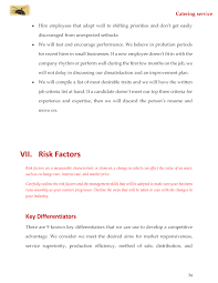 Catering Business Plan Template Sample Pages Catering Business Plans Catering Business Business Planning