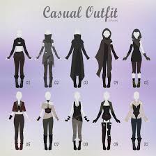 Closed Casual Outfit Adopts 28 By Rosariy On Deviantart Drawing Anime Clothes Drawing Clothes Fashion Design Sketches
