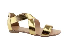 2016 Casual Leisure Ladies Flat Platform Wedge Sandals (LC185-39 GOLD) -  China Sandals and Flat Sandal price | Made-in-China.com