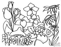 صور تلوين فصل الربيع للاطفال صور رسومات تلوين فصل الربيع للاطفال flower coloring sheets garden coloring pages spring coloring pages