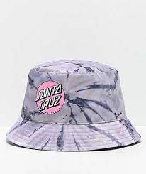 Santa Cruz Other Dot Silver Tie Dye Bucket Hat Zumiez In 2021 Tie Dye Bucket Hat Outfits With Hats Bucket Hat