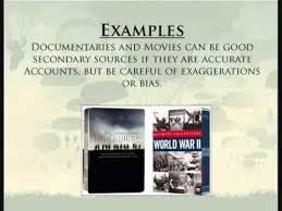 Primary Vs Secondary Sources Wwii And D Day Secondary Source Primary And Secondary Sources Study History