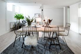 Cannot be left exposed to the elements. 22 Dining Areas With Wire Dining Chairs Home Design Lover