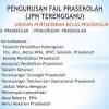 2.1.3.4 masukkan tali hijau dan kertas minit. 1