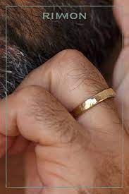 Mens Wedding Ring Unique Mens Wedding Band Mens Rustic Wedding Band Classic Mens Wedding Ring Yellow Gold Men Wedding Band Rustic Ring Mens Wedding Bands Unique Mens Gold Wedding Band Mens