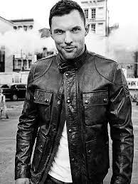Ed Skrein Leather Jacket Men Leather Jacket Jackets