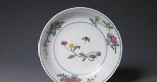 粉彩花蝶纹盘 fencai collection of the palace museum china decorative plates tableware decor