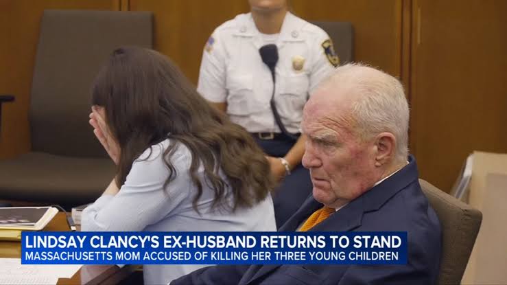 Lindsay Clancy trial today: 911 call from husband Patrick after finding children  dead brings tears to courtroom - ABC7 San Francisco