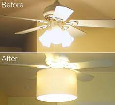See more ideas about ceiling light covers, moroccan lighting, light. Very Fond Of Fan Facelift Ceiling Fan Makeover Diy Ceiling Lighting Makeover