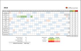 / urlaubsplaner für 2021 kostenlos als excel vorla. Urlaubsubersicht 2018 Mit Resturlaub Dienstreise Und Krank Fur 5 Mitarbeiter Dienstplan Erstellen Planer Excel Tipps
