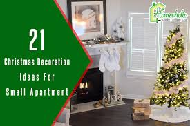 Creative diy christmas tree for small apartments: Christmas Decorations For Small Apartment 21 Holiday Decorating Ideas
