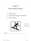 The rate of change is a measure of how much one variable changes for. Math 11 Chapter 3 Slope And Rate Of Change Worksheet With Answers Printable Pdf Download