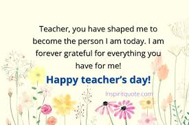 With each passing year, the global climate is getting worse, this makes our prime duty to conserve and save mother nature so that every entity on this planet lives peacefully. Happy Teachers Day Quotes Greeting Card Wishes Message And Images Inspirit Quote