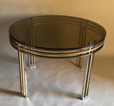 Bernhardt chrome dining set, 1980s. Chrome And Brass 1980 S Dining Table Dining Room Items By Category European Antiques Decorative