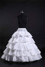 Ball Gown Tiered Hooped Ruffle Wedding Bridal Crinoline Petticoat Underskirt Ball Gowns Wedding Crinoline Skirt Wedding Dress Petticoats