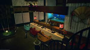 It's built all on one f. Sushi Bar Design With Clean Lines Ffxiv