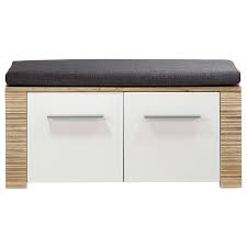 The most common flur bank material is metal. Flur Bank Cham 36 In Weiss Hochglanz San Remo Geriffelt Nb Inkl Sit