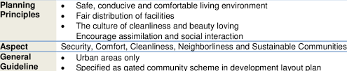 Many gated and guarded community housing developments have yet to adhere fully to the basic principles of crime prevention through environmental design (cpted) in their planning of physical security. 5 Planning Guideline Gated Community And Guarded Neighbourhood Download Table