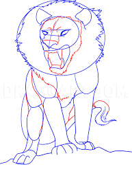 Male lions protect their territory and guard the cubs. How To Draw An Anime Lion Step By Step Drawing Guide By Dawn Dragoart Com