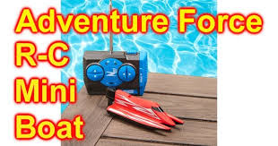 Adventure Force Radio Controlled Mini Boat Red Unbox And Test