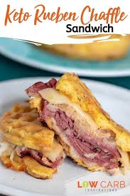 How to air fry a smucker's nutella sandwich, uncrustable. Low Carb Reuben Chaffle Sandwich Low Carb Inspirations