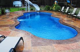 Phoenix Fiberglass Pool Model By Blue Hawaiian Pools Inground Fiberglass Pools Backyard Pool Landscaping Pool Landscaping