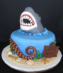He makes it look so easy so i thought sure why not! Top Shark Cakes Cakecentral Com