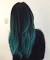 Short Teal Ombre Hair