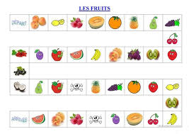 Les Fruits Jeu De Table Fruits Jeux De Fruit Alimentation