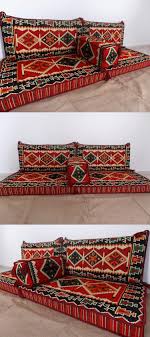 Arabic Jalsa Arabic Majlis Hookah Bar Furniture Oriental Seating Floor Couch Floor Cushions Floor Seating Kilim Floor Couch Hookah Lounge Decor Floor Cushions