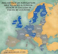 Map Where Europeans Speak English Language Map Map English Language