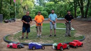 Draw a track with chalk. Bc Backyard Converted Into Rc Speedway It S Like Field Of Dreams