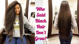 who said black hair don t grow black