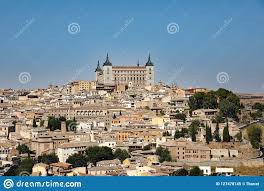 The alcázar of toledo is a stone fortification located in the highest part of toledo, spain. The Alcazar Of Toledo Spain Stock Image Image Of Spain Palace 127478145