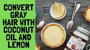 Also, it is able to bring together the protein molecules in the hair much more quickly, which helps protect the hair fibers. How To Reverse Grey Hair With Coconut Oil And Lemon Juice Health Fitness Youtube