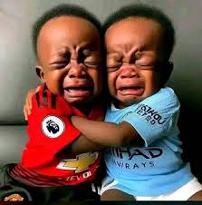 It's been a 2 way season… which side of Manchester is the league gonna go  to 😂🙄 hate city