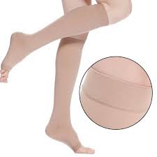 18 21 Mm Rt St Szhatiya Koleno Vysokie Otkrytym Noskom Muzhchiny Zhenshiny Podderzhki Chulki Kupit Na Aliexp Compression Stockings Support Stockings Socks Women