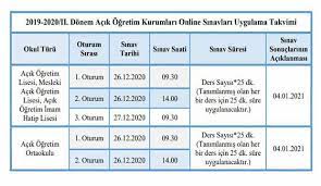 Konuyla ilgili olarak meb'den açıklama yapıldı. Aol Sinav Uygulama Takvimi Meb Acik Ogretim Lisesi Yurt Disi Online Sinavlari Basladi Egitim Haberleri