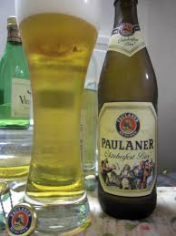 Paulaner Oktoberfest Bier Paulaner Oktoberfest Beer Label Beer