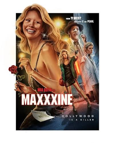 MAXXXINE (2024) by Ti West was relased two years ago. Artwork made for a  trilogy custom boxset. #horror #maxxxine #slasher #80s