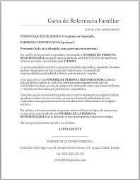 Ejemplos de carta bajo protesta de decir verdad. Carta De Recomendacion Familiar Formatos Y Ejemplos Word Para Imprimir