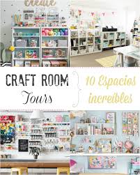 The regulars around here know that i've been busy cleaning up and reorganizing the creative spaces in my house. Craft Room Tours 10 Espacios Increibles Guia De Manualidades