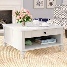 Weston home rectangle 2 shelf coffee table. Rosecliff Heights Witherspoon Coffee Table With Storage Reviews Wayfair