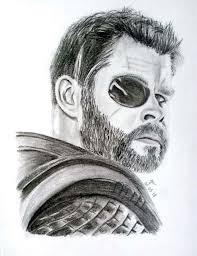 Search, discover and share your favorite thor infinity war gifs. Thor Infinity War Graphite And Charcoal Art Amino