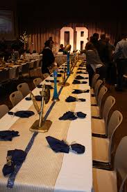 Football Banquet Decor Stage Decor Players Table For Football Banquet Football Banquet Football Table Centerpiece Sports Banquet