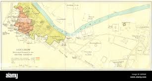 Indian mutiny 1857 lucknow hi-res stock ...